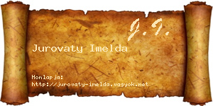 Jurovaty Imelda névjegykártya